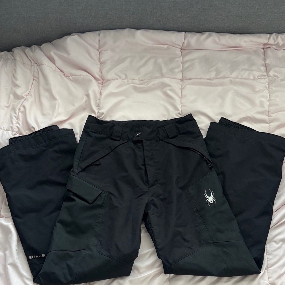 Spyder Kid’s Black Snow Pants